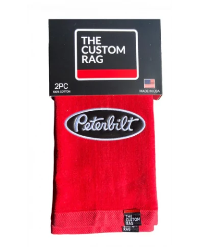 Truck Rags Peterbilt/ Black Peter logo (1 PZ)