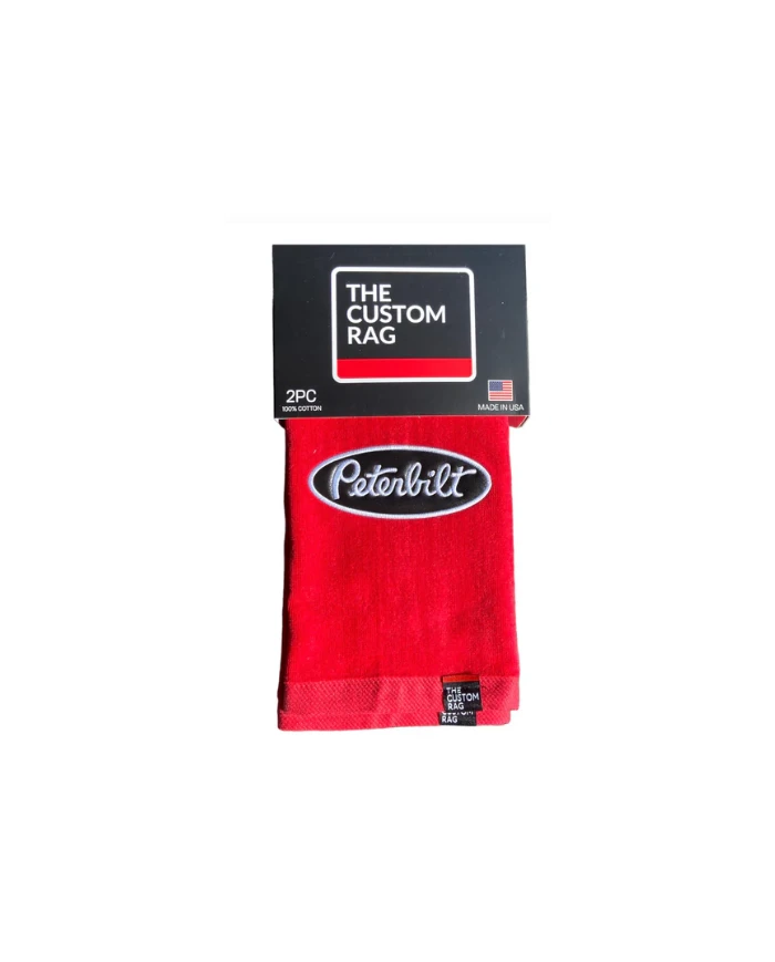 Truck Rags Peterbilt/ Black Peter logo (1 PZ)
