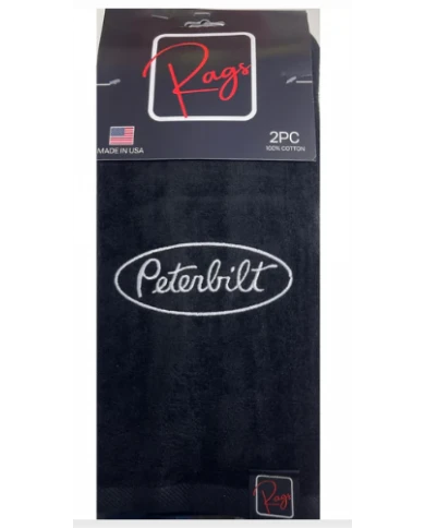 Truck Rags Peterbilt/ Black Peter logo (1 PZ)
