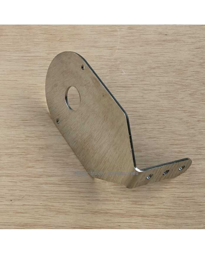 JMLSS-1002 - Stainless Mirror Turn Signal L-BRACKET w/ 1 WM Light Hole