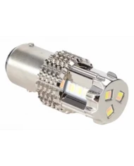 JMLLD-1015 - WHITE / RED 1157 Dual Color Bulb (15 diodes) for Glass Lens Light / Star Pattern / Super Bright (2nd Gen.)