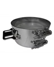 ABRAZADERA DE YUGO P/ESCAPE 6" CROM