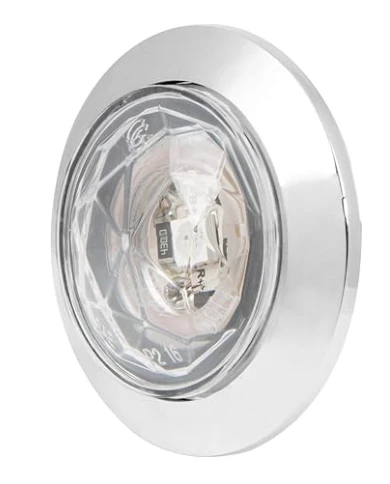 GG75321-1-1/4" AMBER/CLR DIAMOND 1LED DUAL FUNC. LIGHT W/CR. BEZEL GG75321-1-1/4" AMBER/CLR DIAMOND 1LED DUAL FUNC. LIGHT W/CR. BEZEL