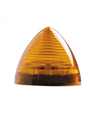 MXM09450YCL-DC-1-1/4” Round P2/PC/PC2 CM Amber Clear Lens and Flashing Warning