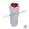 UP40018P-1-7/8" Short Aluminum Toggle Switch Extension With Crystal For Kenworth - Red Crystal (2-Pack)