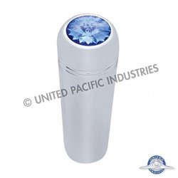 UP40019-1-7/8" Short Aluminum Toggle Switch Extension With Crystal For Kenworth - Blue Crystal