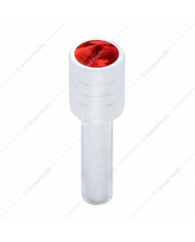UP40205 - Chrome Door Lock Knob With 7/16" Red Crystal (2pc/set) UP40205 - Chrome Door Lock Knob With 7/16" Red Crystal (2pc/set)