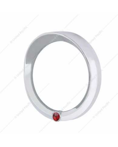 UP40642 - Signature Series Speed/Tachometer Gauge Bezel With Visor For 2006+ Peterbilt -Red Crystal UP40642 - Signature Series Speed/Tachometer Gauge Bezel With Visor For 2006+ Peterbilt -Red Crystal