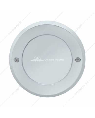 UP34072 - Chrome Plastic 2-1/2" Light Bezel With Mirror Lens UP34072 - Chrome Plastic 2-1/2" Light Bezel With Mirror Lens