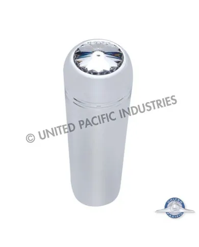 UP40020P-1-7/8" Short Aluminum Toggle Switch Extension With Crystal For Kenworth - Clear Crystal (2-Pack)