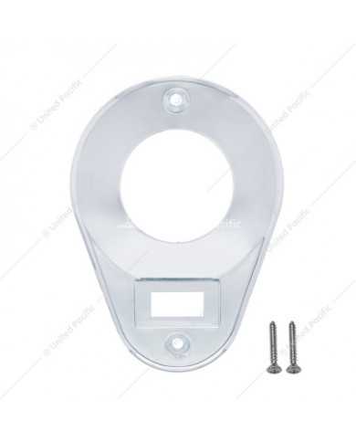 UP40985 - Chrome Plastic Teardrop Style Dome Light Cover For Kenworth T600/T660/T800/W900 UP40985 - Chrome Plastic Teardrop Style Dome Light Cover For Kenworth T600/T660/T800/W900