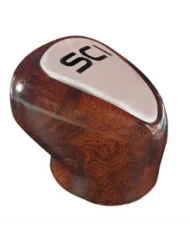 SCI901405-Gear Shift Cover - OEM Style 9/10 (No Notch) - Mahogany Look