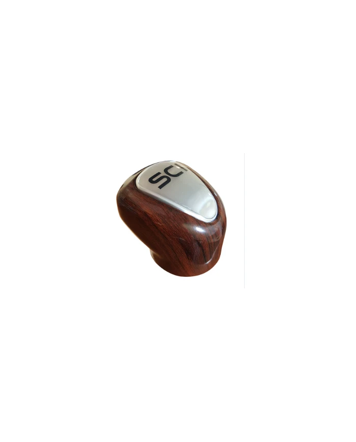 SCI901405-Gear Shift Cover - OEM Style 9/10 (No Notch) - Mahogany Look