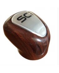 SCI901405-Gear Shift Cover - OEM Style 9/10 (No Notch) - Mahogany Look