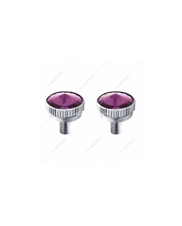 UP21769 - 6mm CB Mounting Bolt With Purple Crystal (2-Pack)