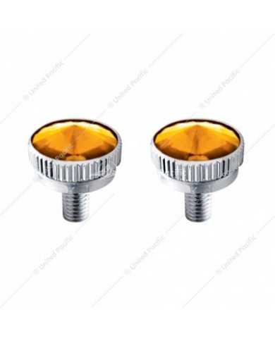 UP21758 - 5mm CB Mounting Bolt With Amber Crystal (2-Pack) UP21758 - 5mm CB Mounting Bolt With Amber Crystal (2-Pack)