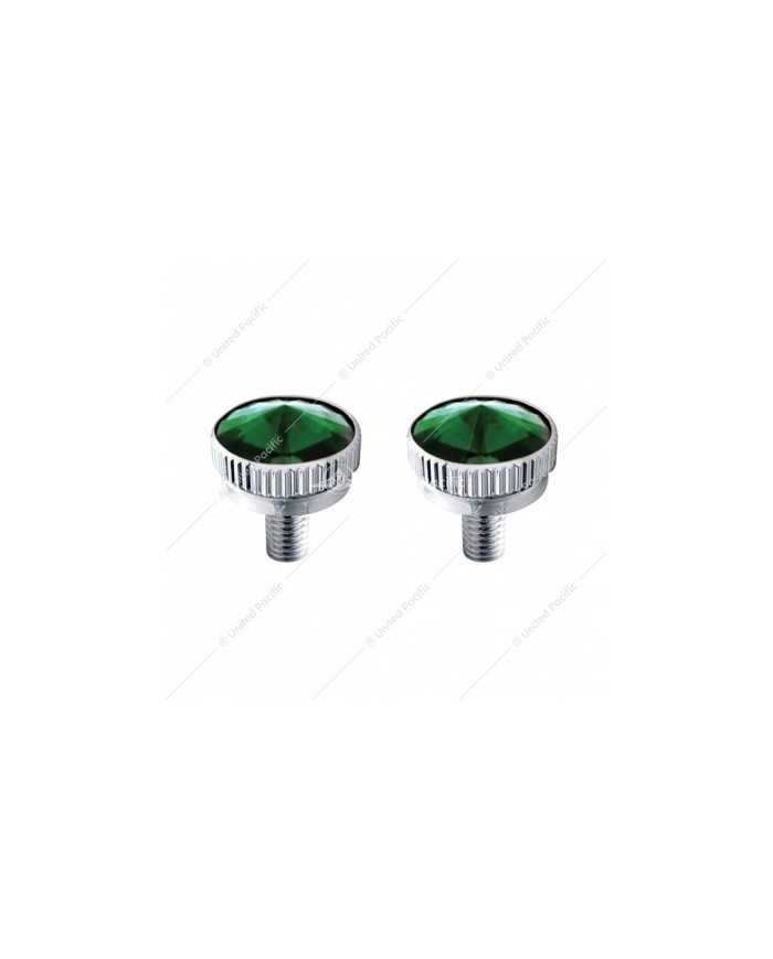 UP21761 - 5mm CB Mounting Bolt With Green Crystal (2-Pack) UP21761 - 5mm CB Mounting Bolt With Green Crystal (2-Pack)