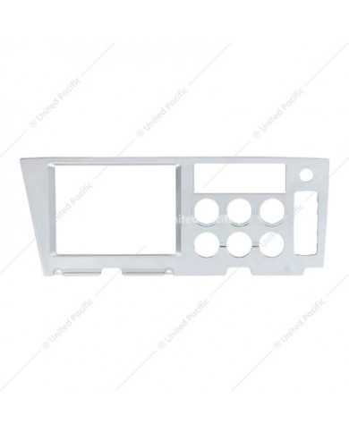 UP42441 - Chrome Center Dash Upper Panel For 2018-2023 Freightliner Cascadia
