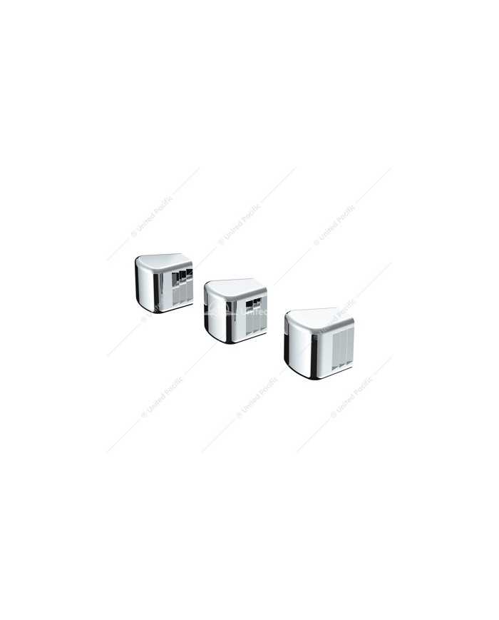 UP41090 - Chrome Plastic A/C & Heater Slider Control Knob For Kenworth/Freightliner - Plain (Card Of 3) UP41090 - Chrome Plastic A/C & Heater Slider Control Knob For Kenworth/Freightliner - Plain (Card Of 3)