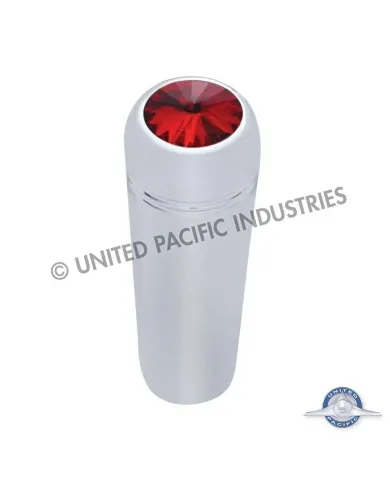 UP40023-2-1/4" Long Aluminum Toggle Switch Extension With Crystal For Kenworth - Red Crystal