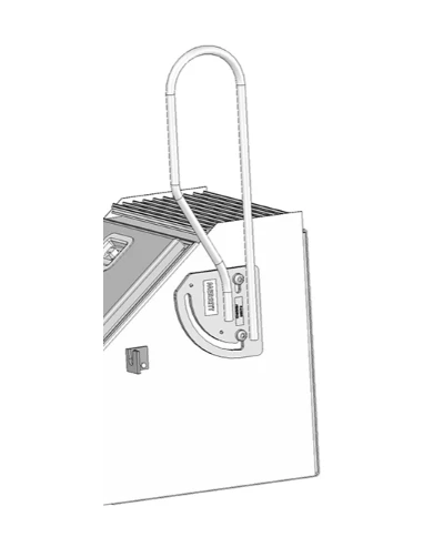MRT3519 - HANDLE,SADDLE BOX FLDG L/H