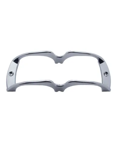 UP29999-Chrome Plastic Turtle Back Lens Guard