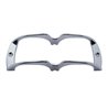 UP29999-Chrome Plastic Turtle Back Lens Guard