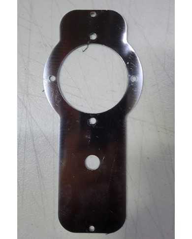 JMLSS-1020 - Stainless Peterbilt 579 / Kenworth T680 2012+ Above Door Dome Light Bracket w/ 1 WM Light Hole