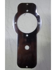 JMLSS-1019 - Stainless Peterbilt 63" Ultracab Sleeper 2008+ Light Plate (OE HOLES) w/ 4 WM Light Holes