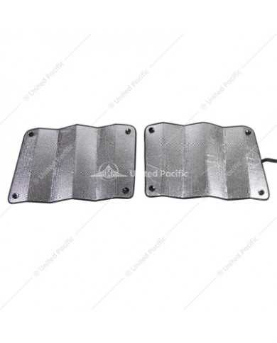 UP98992 - Windshield Sunshade For Peterbilt 389 (2008-2019), 388 (2008-2015), 386 (2005-2015), & 384 (2007-2014) UP98992 - Windshield Sunshade For Peterbilt 389 (2008-2019), 388 (2008-2015), 386 (2005-2015), & 384 (2007-2014)