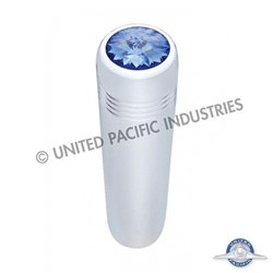 UP40024P-2-1/4" Long Aluminum Toggle Switch Extension With Crystal For Kenworth - Blue Crystal (2-Pack)