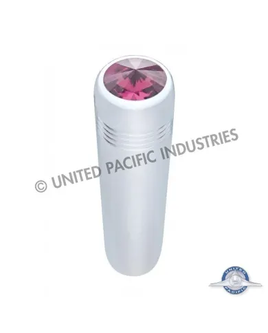 UP40026-2-1/4" Long Aluminum Toggle Switch Extension With Crystal For Kenworth - Purple Crystal
