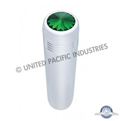 UP40027-2-1/4" Long Aluminum Toggle Switch Extension With Crystal For Kenworth - Green Crystal