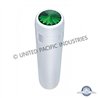 UP40027P-2-1/4" Long Aluminum Toggle Switch Extension With Crystal For Kenworth - Green Crystal (2-Pack)