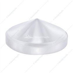UP10228-8" Chrome Pointed Rear Hubcap