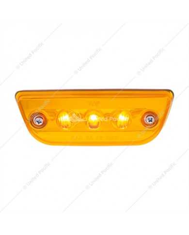 UP36808 - 3 LED Cab Light For 2013-2021 Peterbilt 579 & Kenworth T680/T770/T880 -Amber LED/Lens UP36808 - 3 LED Cab Light For 2013-2021 Peterbilt 579 & Kenworth T680/T770/T880 -Amber LED/Lens