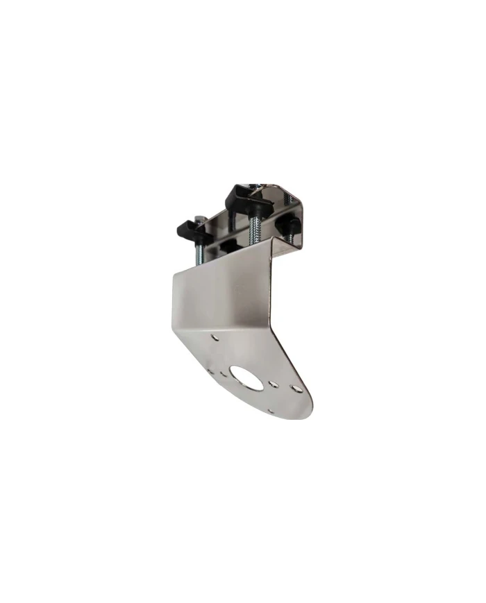 JMLSS-1016 - Stainless Universal Frame Bracket - Angled Style, Outward-Facing, with 1 WM Light Hole. Suitable for 1156/1157/3157