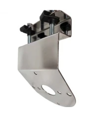 JMLSS-1015 - Stainless UNIVERSAL Frame Bracket - Straight Style, Outward-Facing, with 1 WM Light Hole. Suitable for 1156/1157/3