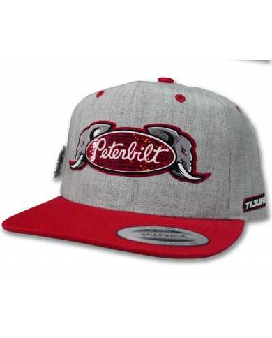 TCS GORRA GRIS/ROJO PARCHE GLITTER RED PETERBILT TCS GORRA GRIS/ROJO PARCHE GLITTER RED PETERBILT