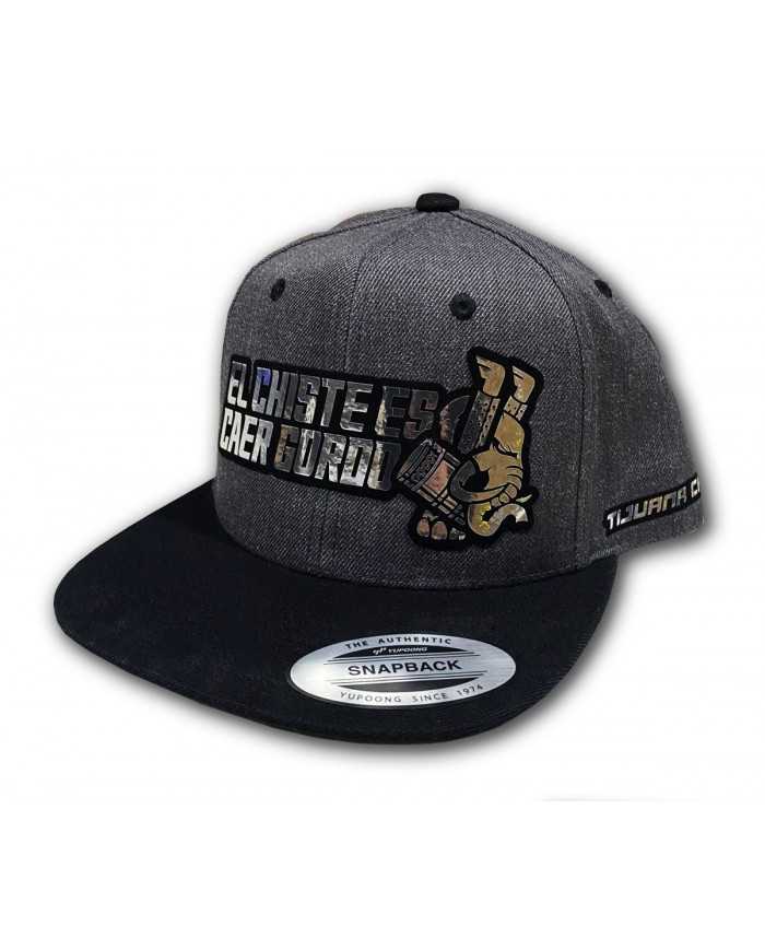 TCS-GORRA GRIS OSCURO PARCHE CAER GORDO TCS-GORRA GRIS OSCURO PARCHE CAER GORDO