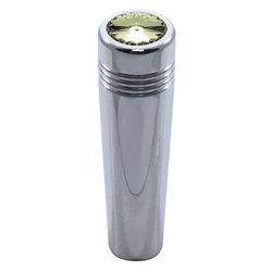 UP40049-Long Chrome Switch Extension With Color Crystal For Kenworth - Smoke Crystal