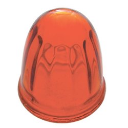 UP30044-Small Glass Marker Light Lens - Amber