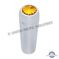 UP40156-1-7/8" Short Aluminum Toggle Switch Extension With Crystal For Kenworth - Amber Crystal