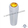 UP40156-1-7/8" Short Aluminum Toggle Switch Extension With Crystal For Kenworth - Amber Crystal