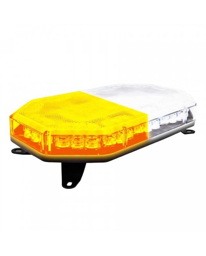 MXM20486YWCL-Emergency Warning Mini-Bar Amber/White Clear Lens MXM20486YWCL-Emergency Warning Mini-Bar Amber/White Clear Lens