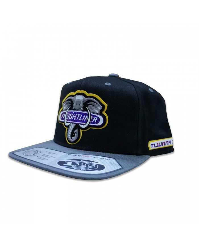 TCS-GORRA GREY/BLACK PARCHE GLITTER PURPLE FREIGHT