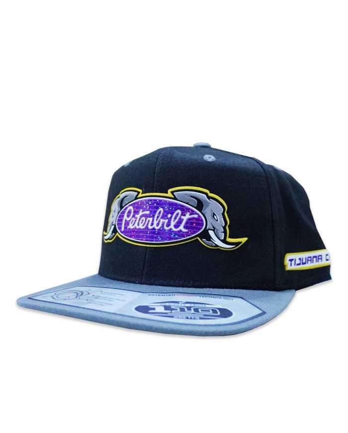 TCS-GORRA GREY/BLACK PARCHE GLITTER PURPLE PETERBILT TCS-GORRA GREY/BLACK PARCHE GLITTER PURPLE PETERBILT