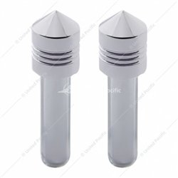 UP40180-Chrome Door Lock Knob - Pointed (2pc/set)