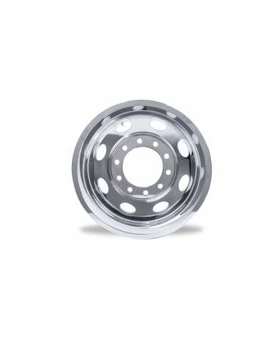 NTP1522.5PB-22.5″ HUB PILOT POLISHED ALUMINUM WHEEL – PETERBILT STYLE