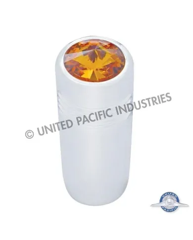 UP40183-1-5/8" Short Toggle Switch Extension With Color Crystal - Amber Crystal
